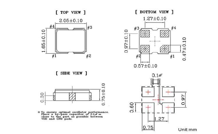 OSC2016低抖动有源晶振24.576MHz规格参数介绍