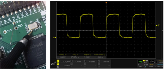 高频晶振测试注意事项