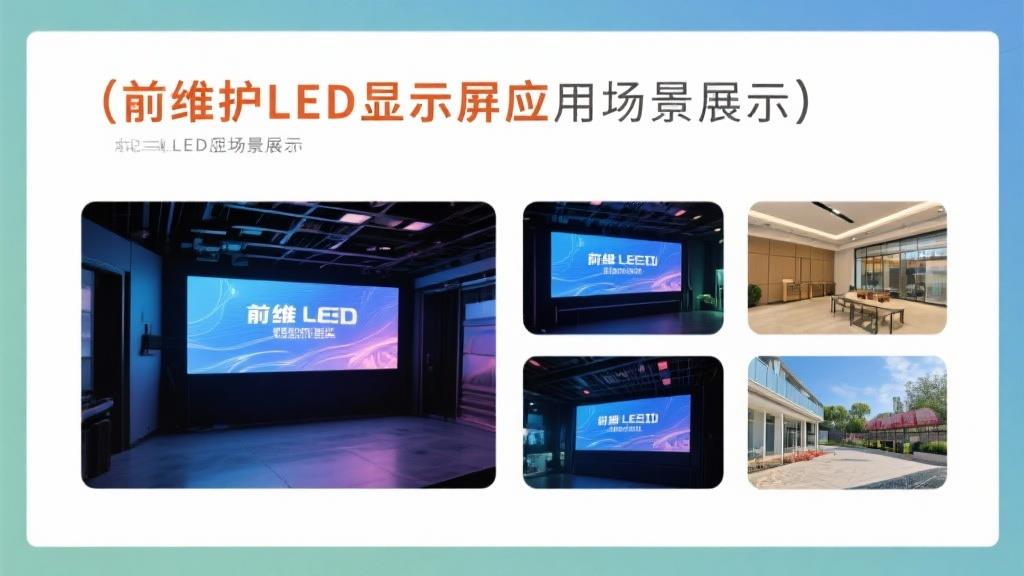前维护LED显示屏应用场景展示